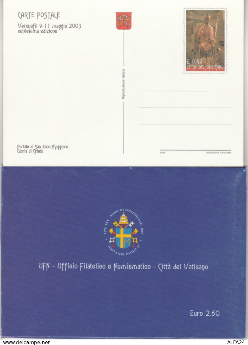 SERIE 5 INTERI POSTALI VATICANO NUOVI VERONAFIL (MX566 - Entiers Postaux