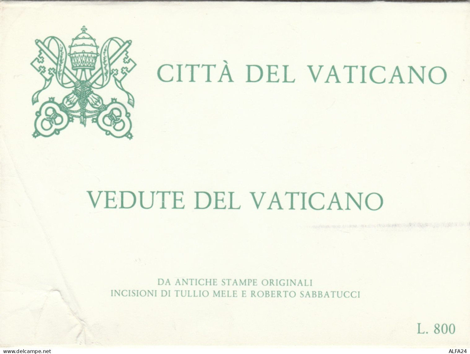 SERIE 4 INTERI POSTALI VATICANO NUOVI  DA ANTICHE STAMPE (MX519 - Entiers Postaux