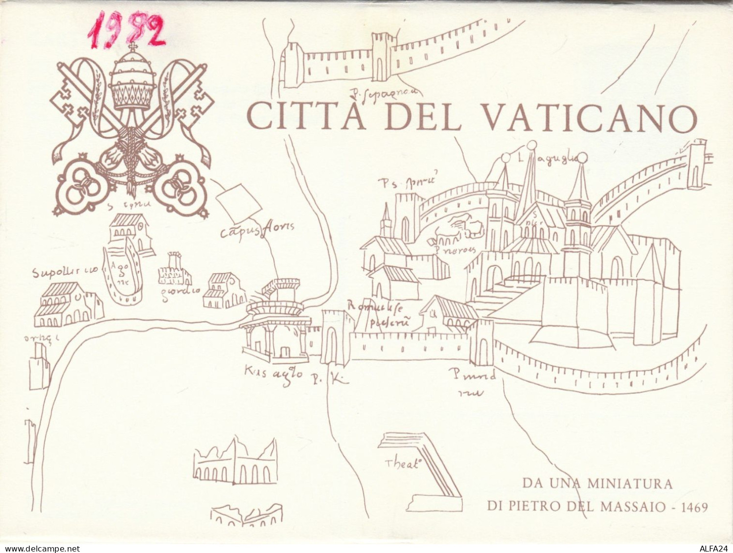 SERIE 4 INTERI POSTALI VATICANO NUOVI  DA ANTICHE STAMPE (MX526 - Entiers Postaux