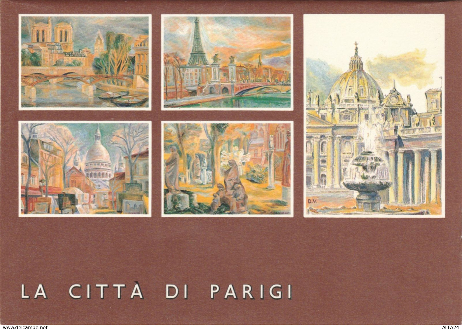 SERIE 4 INTERI POSTALI VATICANO FDC LA CITTA' DI PARIGI (MX455 - Ganzsachen