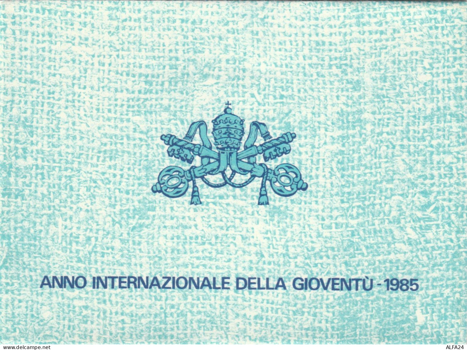 SERIE 4 INTERI POSTALI VATICANO NUOVI ANNO GIOVENTU 1985 (MX435 - Interi Postali