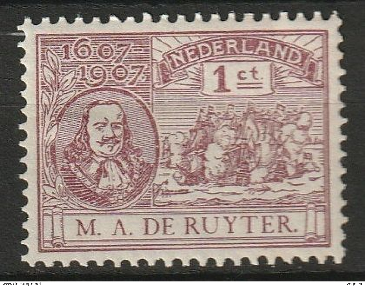 1907 Michiel De Ruyter 1 Ct MNH ** See Description - Ungebraucht