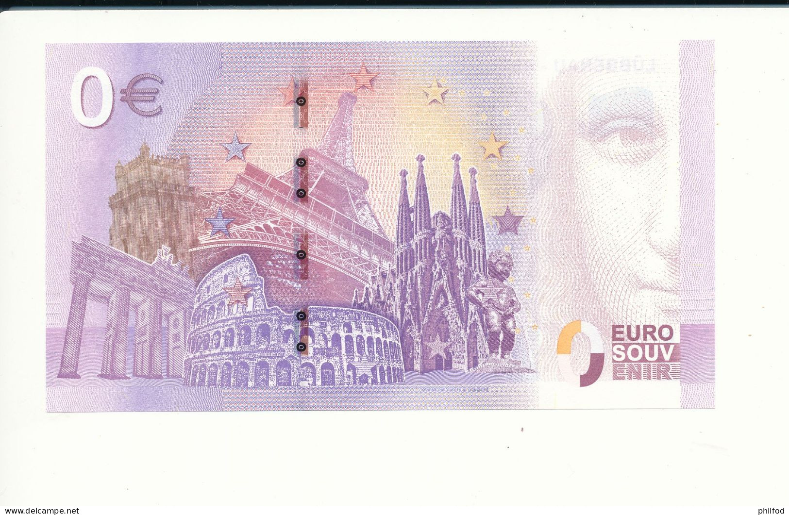 Billet Touristique 0 Euro -  LÜBBENAU - SPREEWALD - XEJX - 2019-1 - N° 890 - Altri & Non Classificati