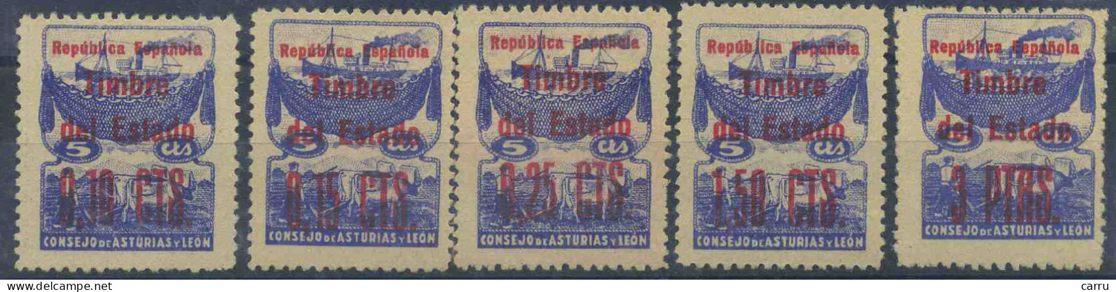 España - Asturias Y León - 1937 - Asturië & Leon