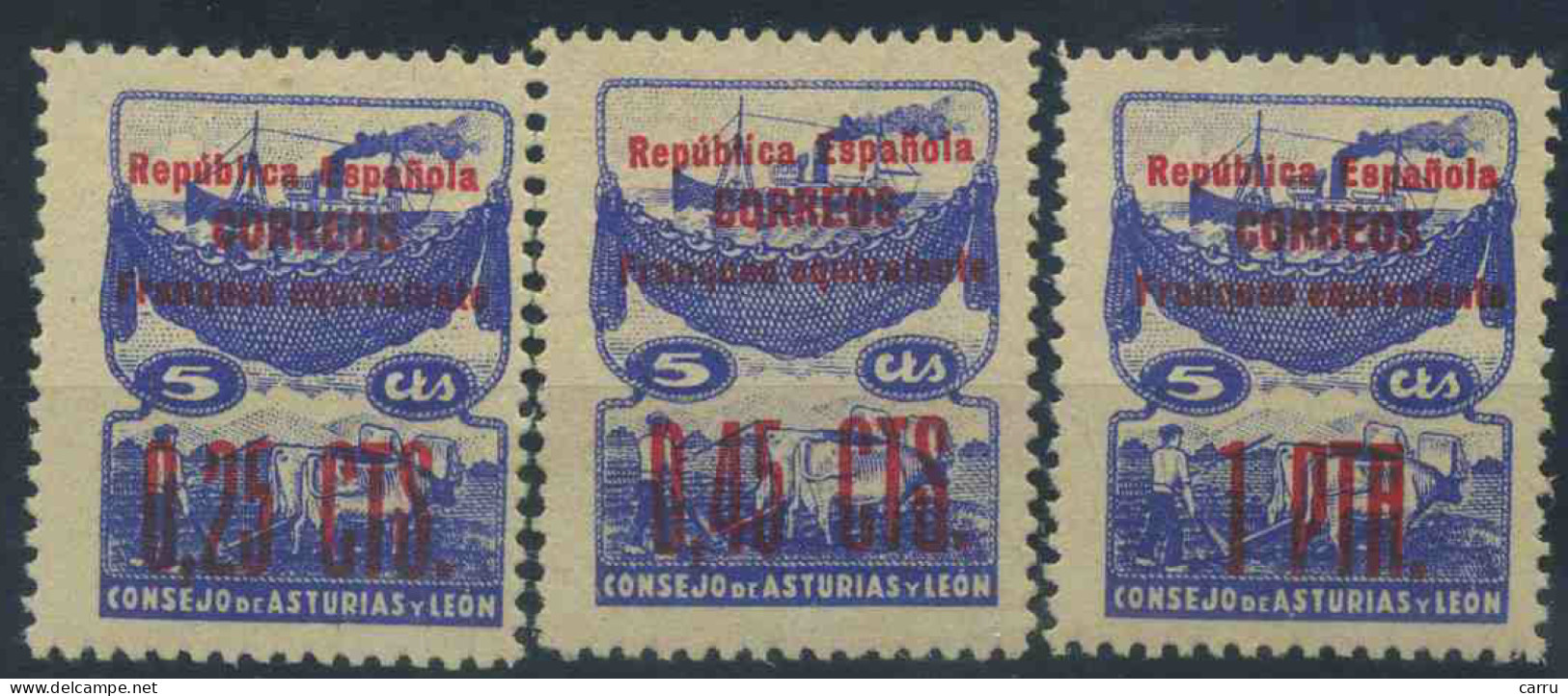 España - Asturias Y León - 1937 - Asturies & Leon