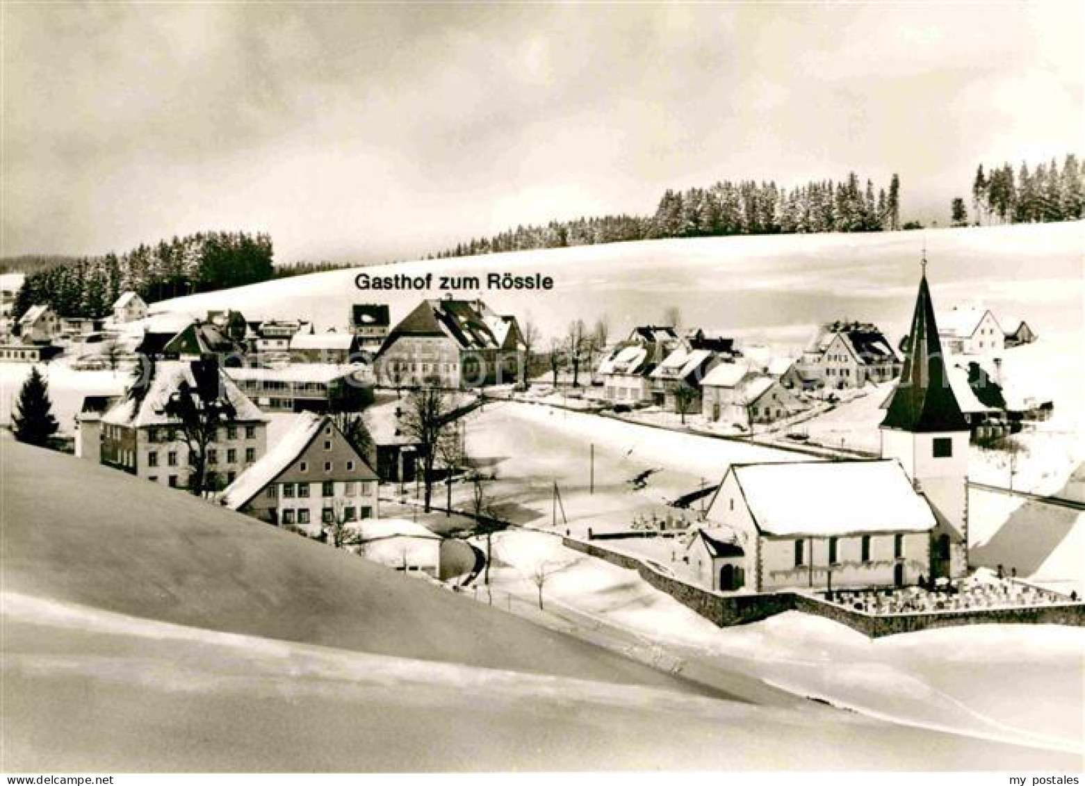 42752155 Neukirch Furtwangen Gasthof Zum Roessle Kirche Neukirch Furtwangen - Furtwangen