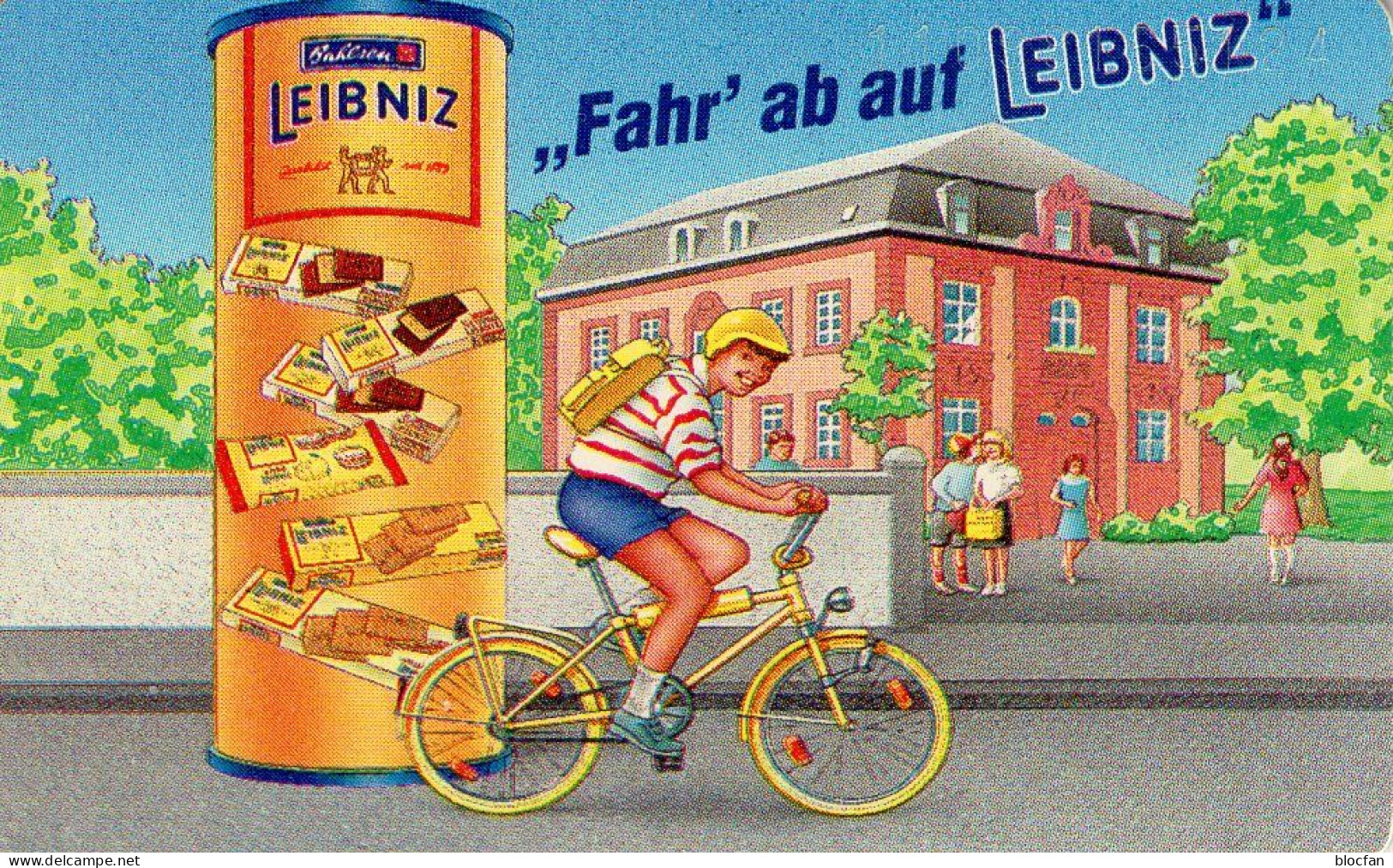 Kekse TK K 377/09.1991 ** 60€ 3.000Exempl.Fahr Ab Auf Leibniz Lebensmittel Radfahrer LitfaßsäuleTC Phonecard Of Germany - Alimentation