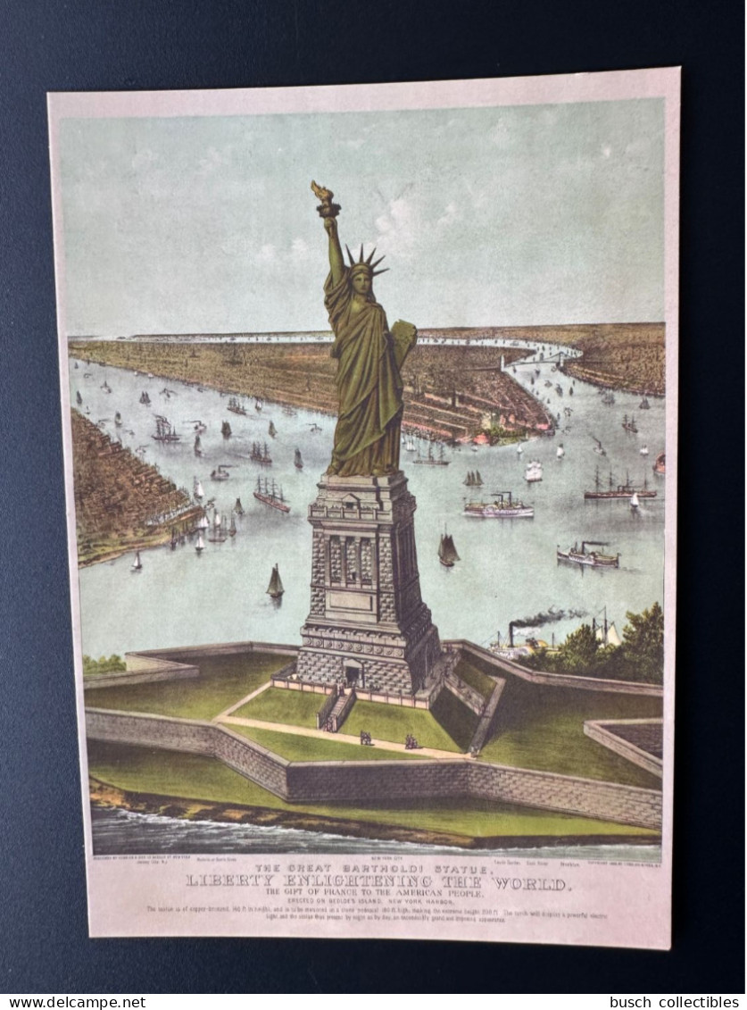 France 2016 Stationery Carte Postale Entier Ganzsache Statue De La Liberty Of Liberty New York USA Philaposte - Pseudo-officiële  Postwaardestukken