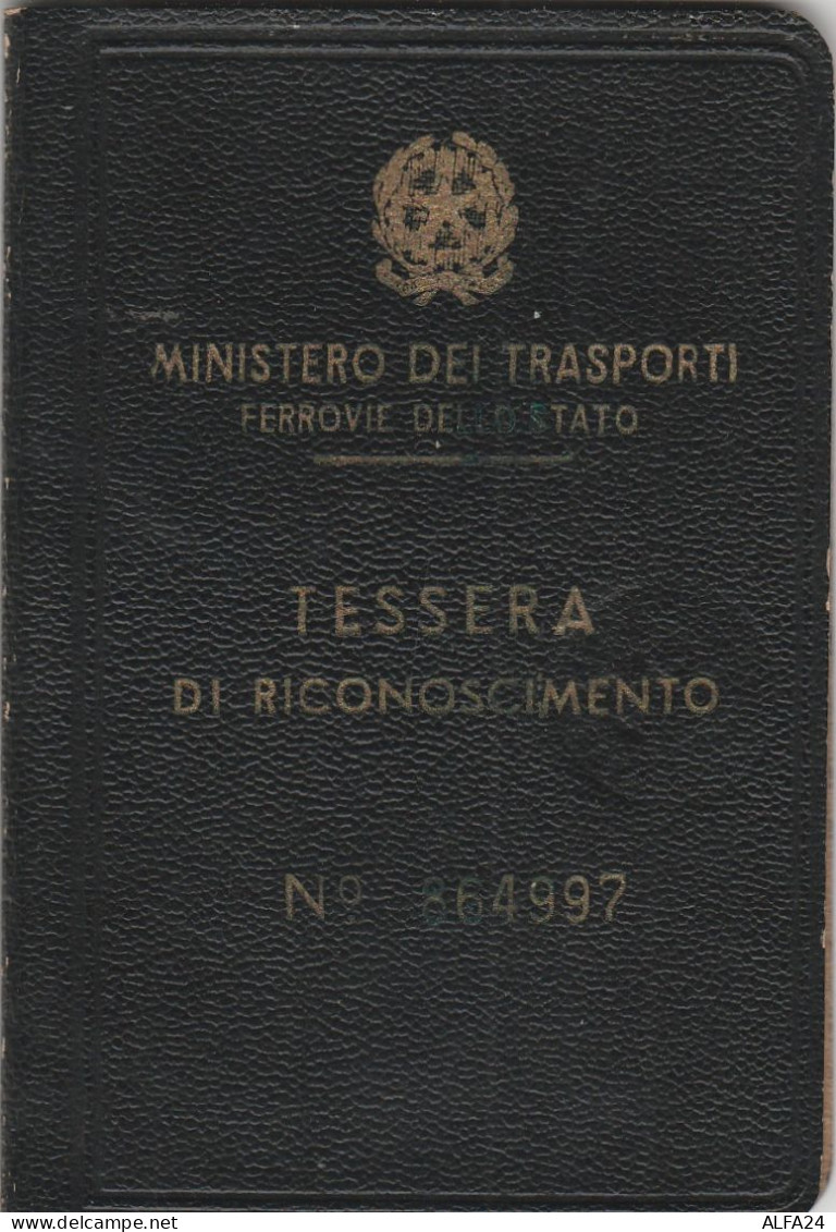 TESSERA FERROVIE DELLO STATO 1953 (MZ610 - Europe
