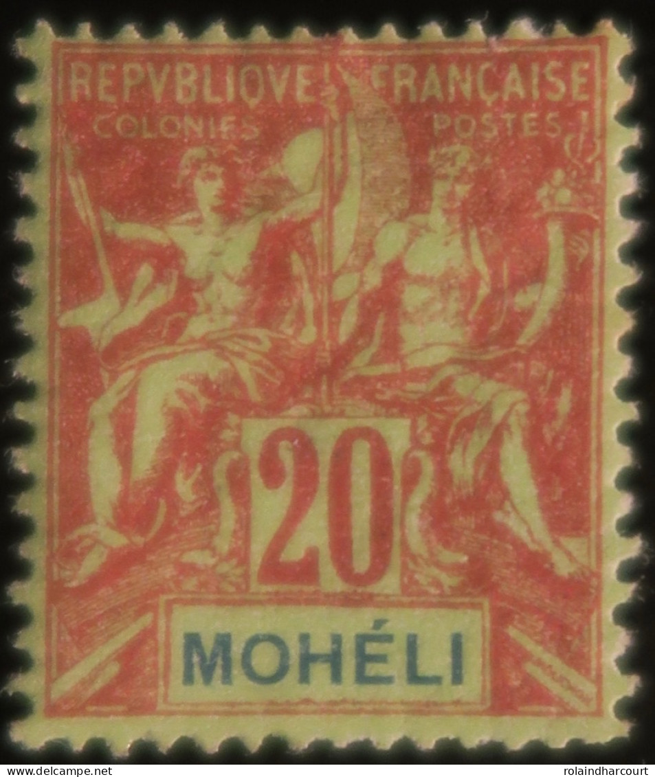 LP3972/231 - 1906/1907 - COLONIES FRANÇAISES - MOHELI - N°6 NEUF* - Neufs