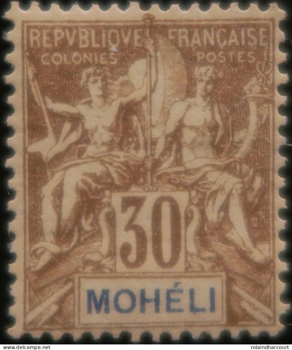 LP3972/235 - 1906/1907 - COLONIES FRANÇAISES - MOHELI - N°8 NEUF* - Unused Stamps