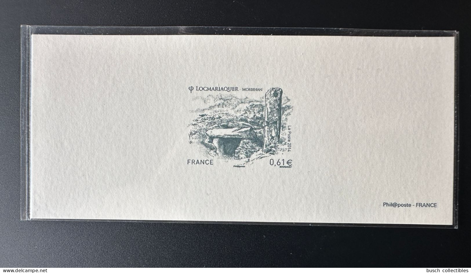 France 2014 - Gravure Gravues Locmariaquer Morbihan YT 4885 - Documents Of Postal Services