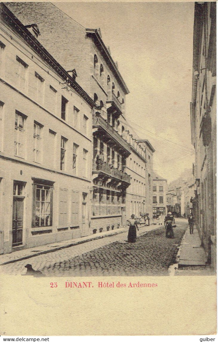 Dinant Hotel Des Ardennes 1902 N° 23  - Dinant