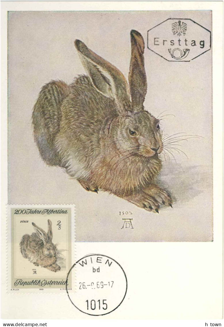 925  Dürer: "Jeune Lièvre" - "Young Hare". Albrecht Duerer, German Painter, Printmaker, Engraver - Grabados