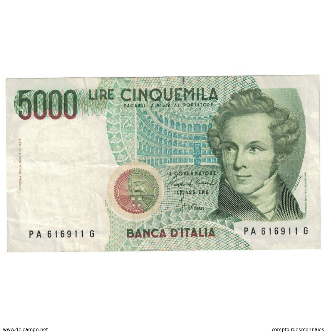 Billet, Italie, 5000 Lire, 1985, KM:111a, TTB - 5000 Lire