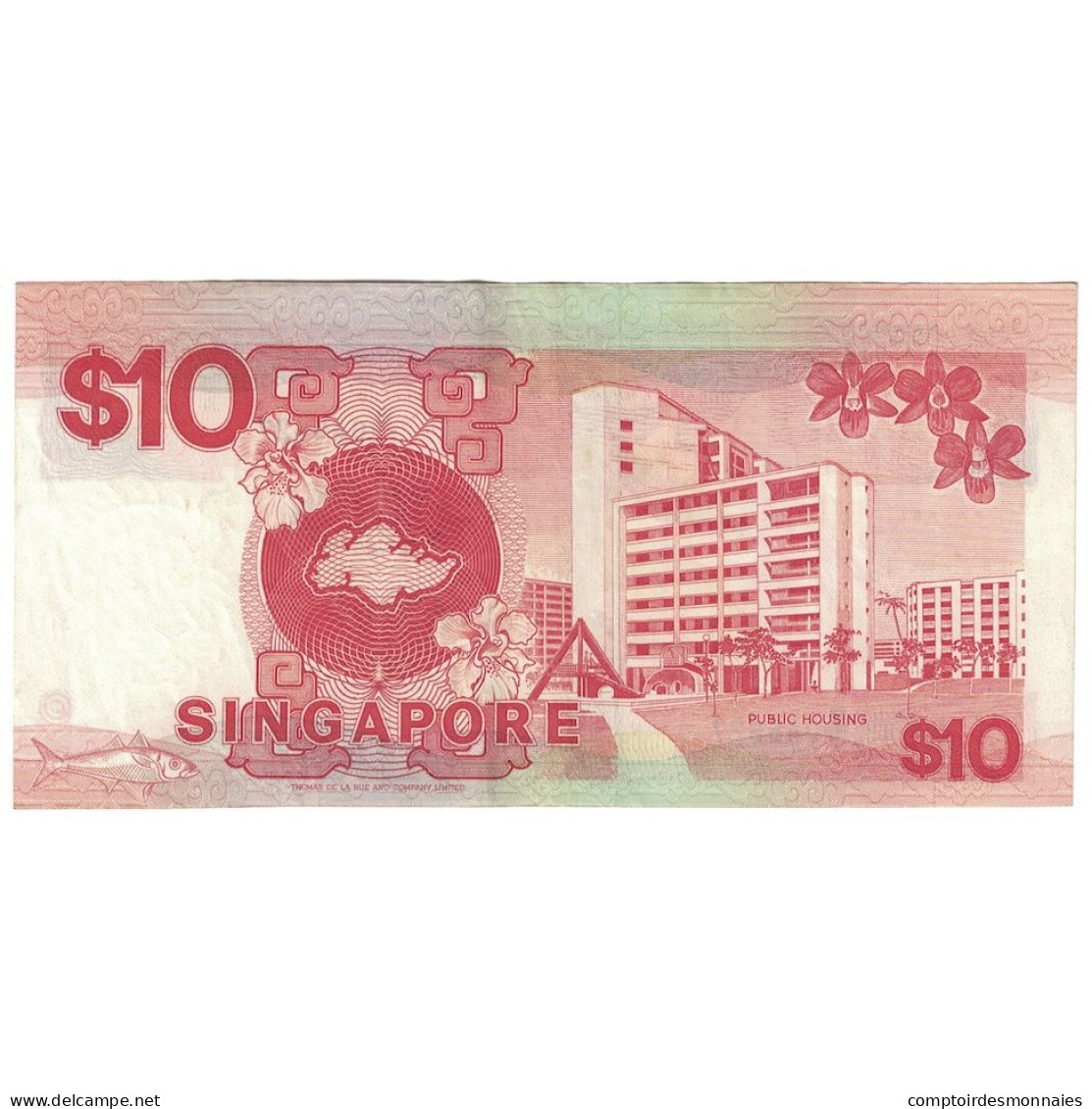 Billet, Singapour, 10 Dollars, Undated (1988), KM:20, TTB - Singapore