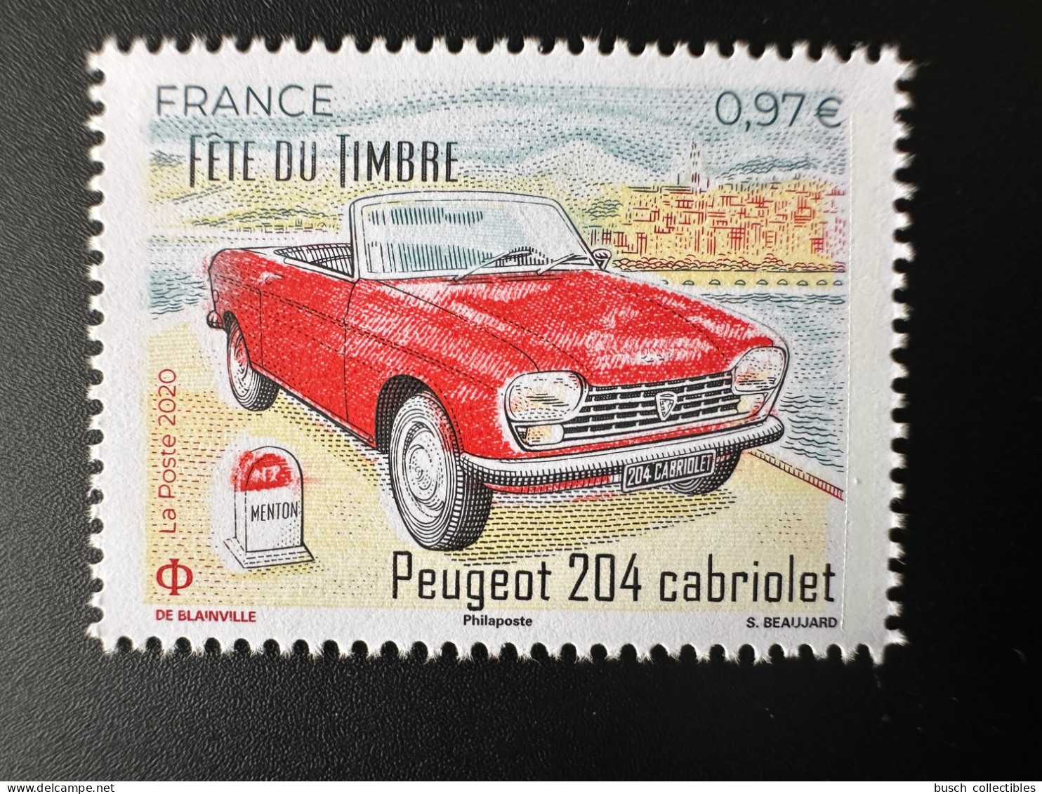 France 2021 YT N° 5390 Philaposte Au Lieu De Phil@poste Fête Plus Beau Timbre Peugeot 204 Cabriolet - Nuovi