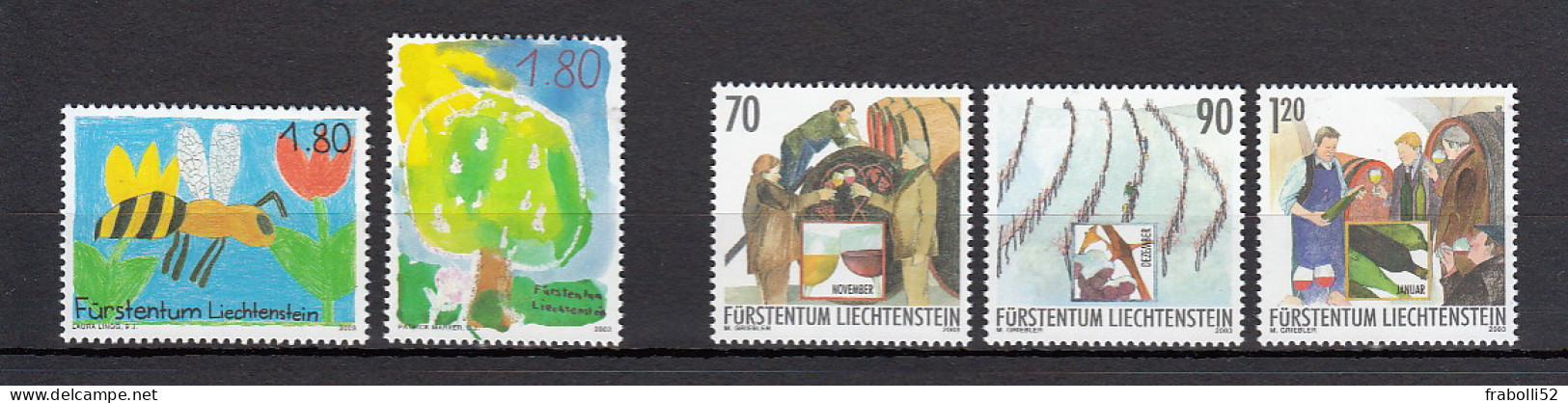Liechtenstein Nuovi:  2003 Completa - Full Years