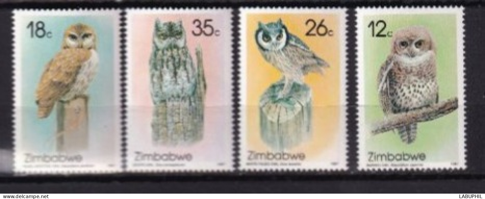 ZIMBABWE MNH **1987 Faune Oiseaux Birds - Zimbabwe (1980-...)