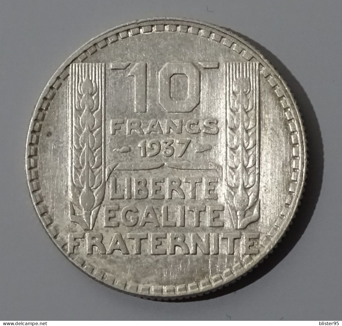 Superbe 10 Francs 1937 Turin , L Année La Plus Rare En Sup+ - 10 Francs