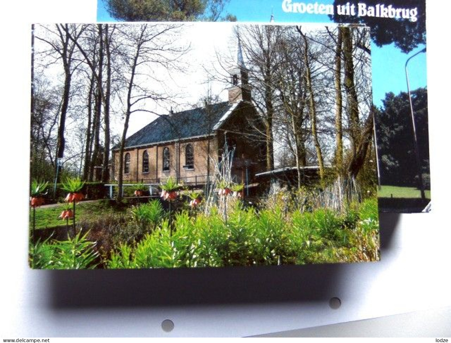 Nederland Holland Pays Bas Giethoorn Met De Doopsgezinde Kerk - Giethoorn