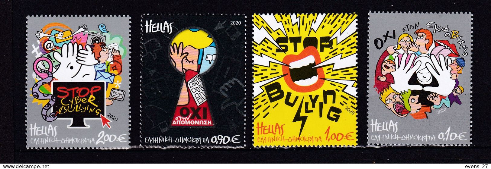 GREECE-2020-STOP BULLYING-MNH. - Unused Stamps