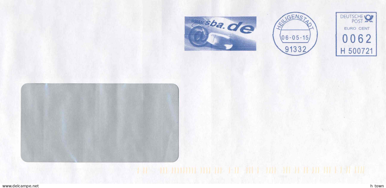 828  Informatique, Souris, Internet, "@": Ema D'Allemagne, 2015 - Computer Mouse, Internet, Meter Stamp. Informatics - Informatique