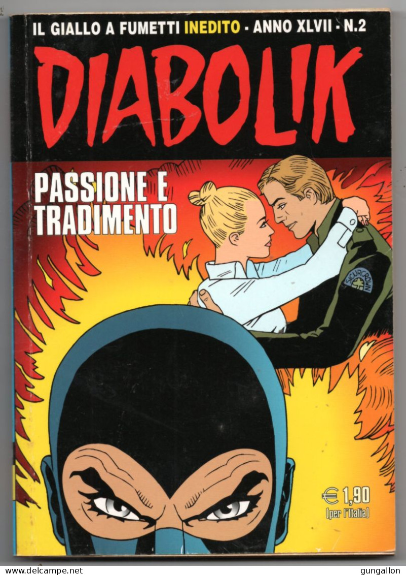 Diabolik(Astorina 2008)  Anno XLVII° N. 2 - Diabolik