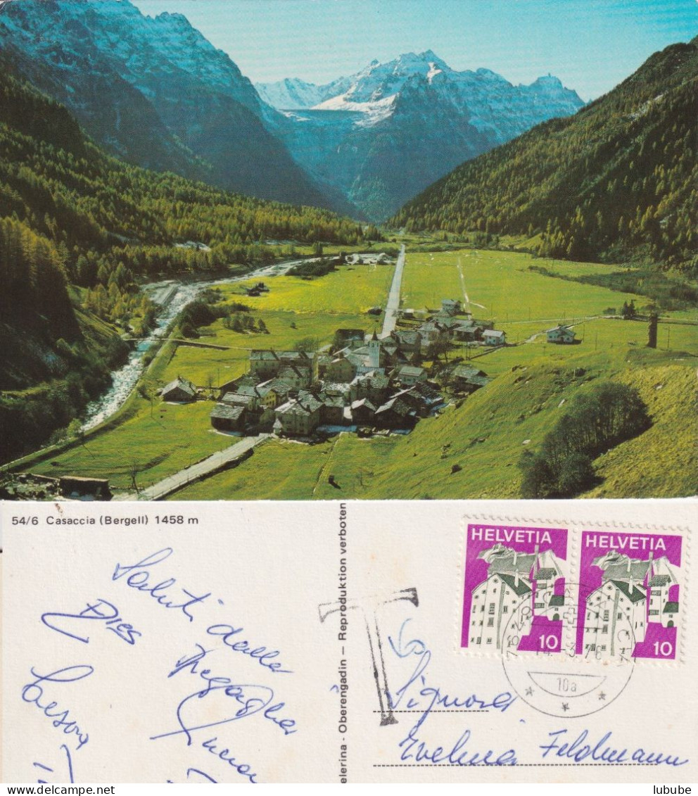 Casaccia (Bergell) - Taxiert (Bündner Haus)        1976 - Bregaglia