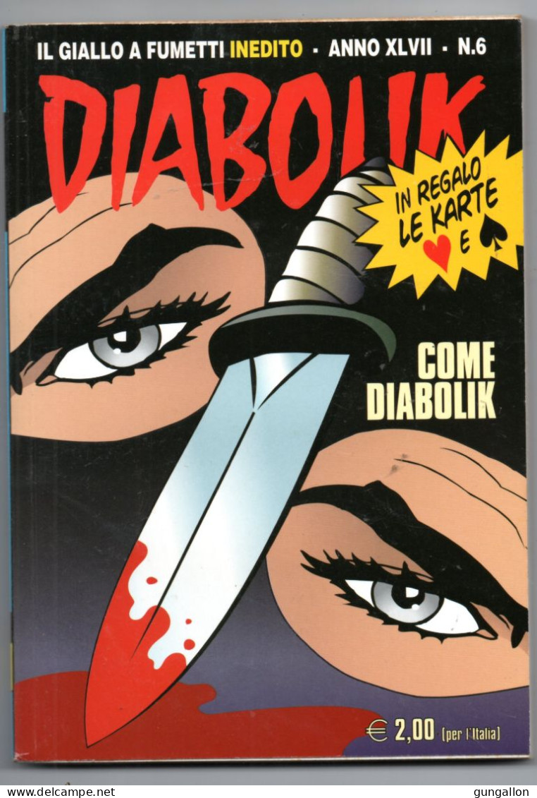 Diabolik(Astorina 2008)  Anno XLVII° N. 6 - Diabolik