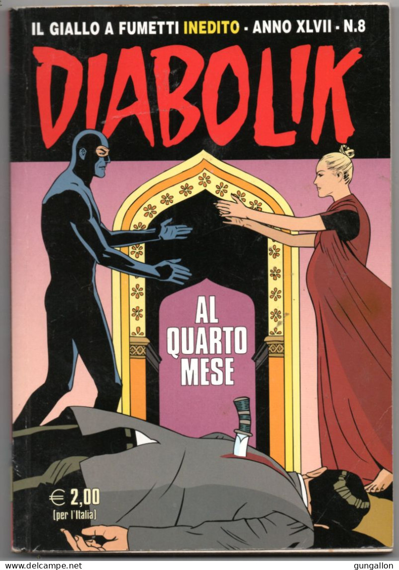 Diabolik(Astorina 2008)  Anno XLVII° N. 8 - Diabolik