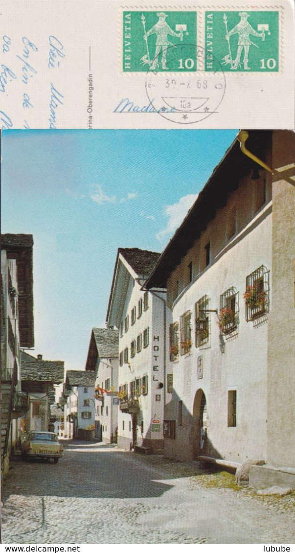 Vicosoprano (Bergell) - Dorfstrasse         1968 - Bregaglia