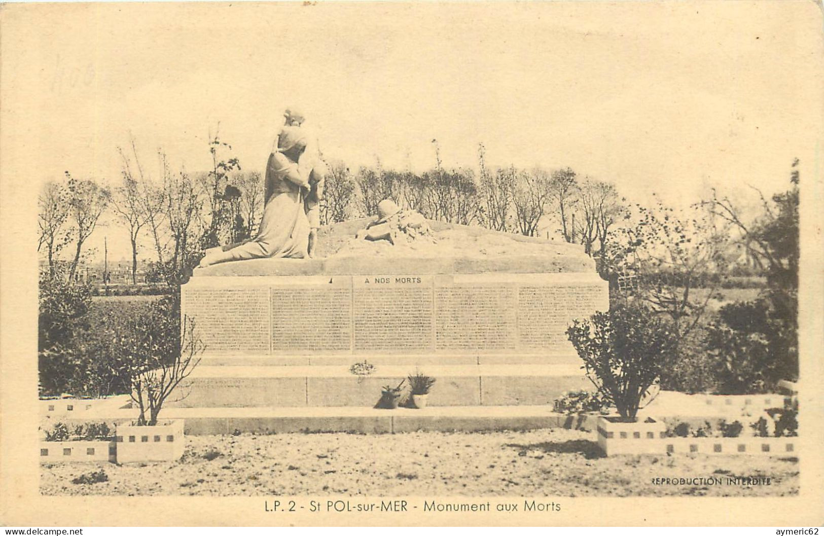 59 SAINT POL SUR MER, Monument Aux Morts - Saint Pol Sur Mer