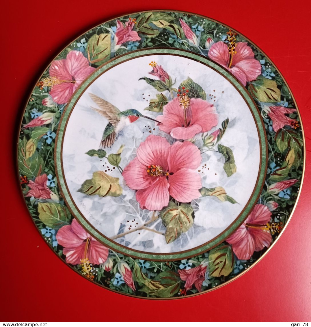 Assiette Décorative Franklin Mint Heirloom "the Imperial Hummingbird" - Zonder Classificatie