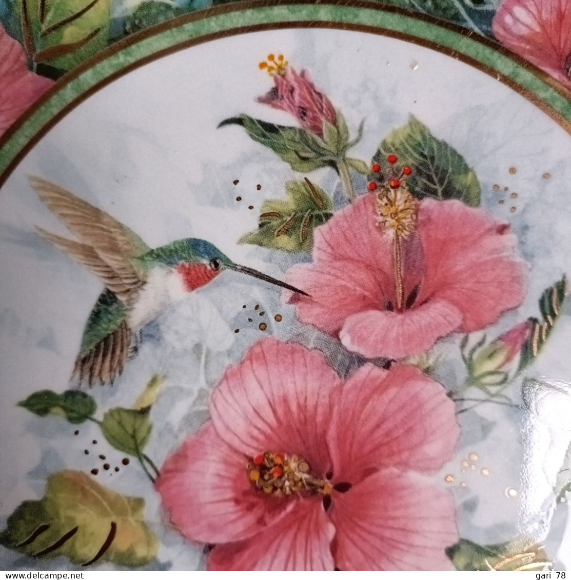 Assiette Décorative Franklin Mint Heirloom "the Imperial Hummingbird" - Zonder Classificatie