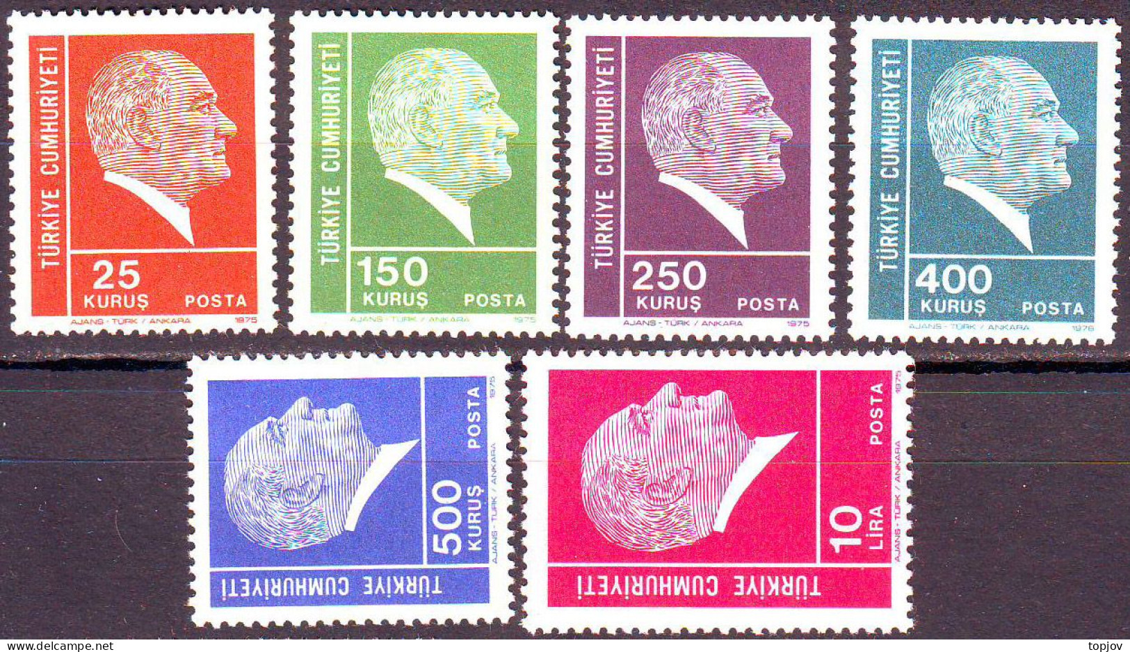 TURKIYE -  ATATURK  LOT  - **MNH - 1975 - Ungebraucht