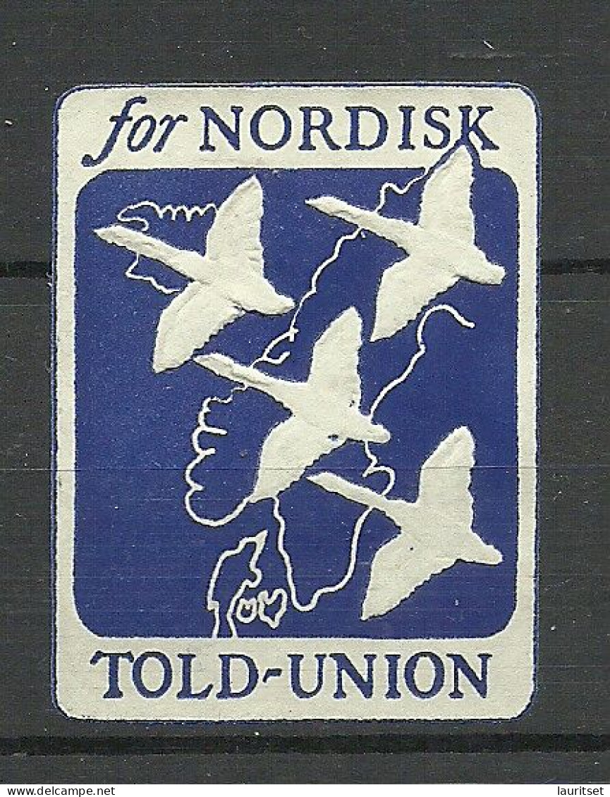 Nordic Customs Union Zoll-Union Advertising Poster Stamp Vignette * - Erinnophilie