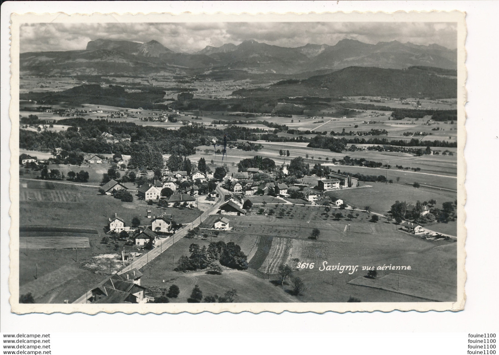 SAVIGNY Vue Aérienne ( Format 9 X 14 Cm ) - Savigny