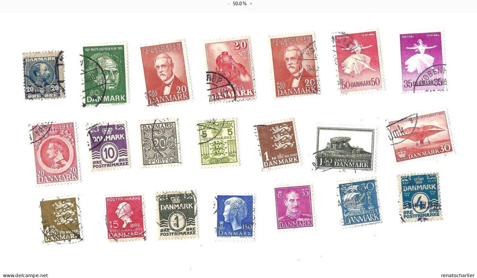 Collection De 85 Timbres Oblitérés. - Collezioni