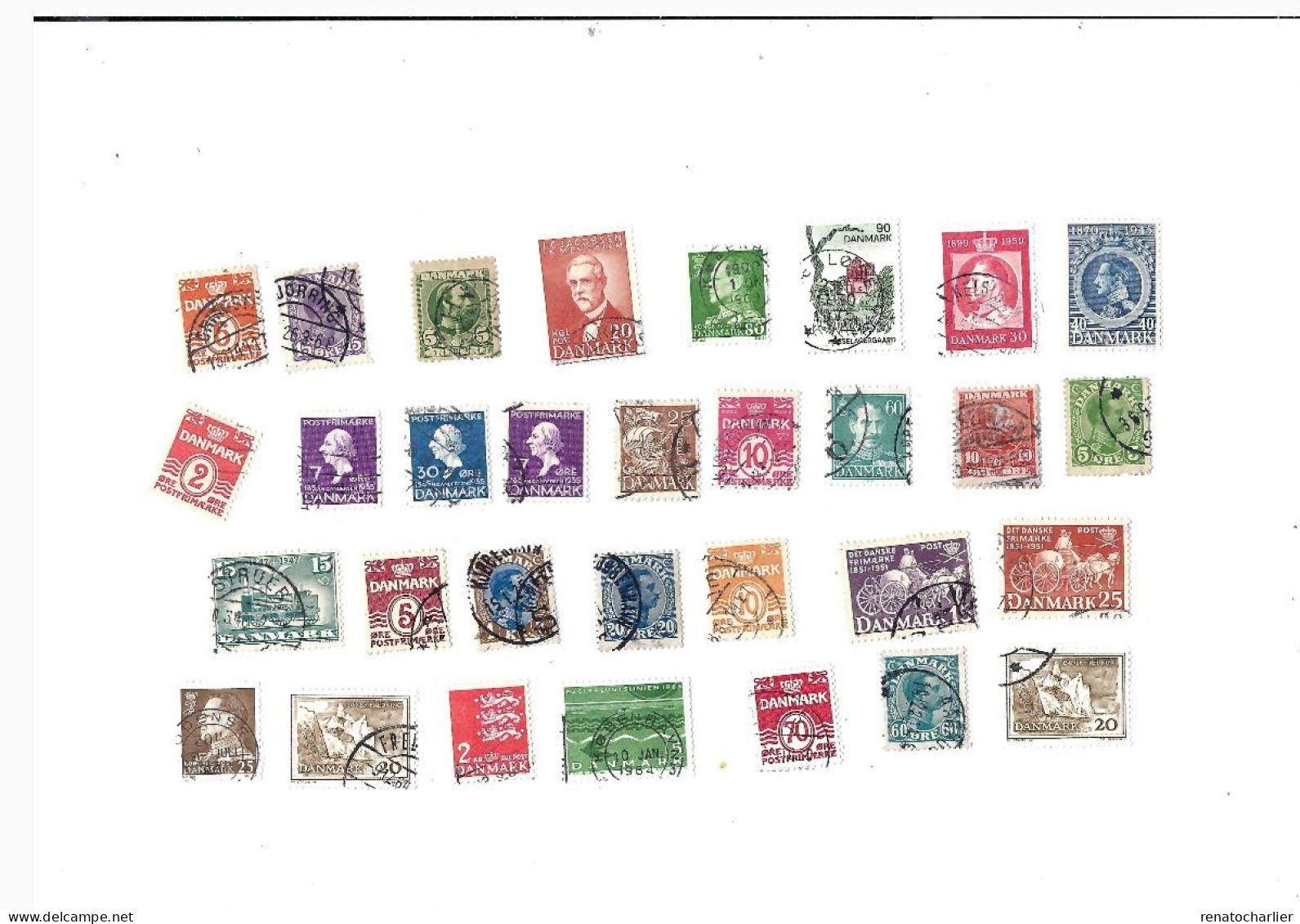 Collection De 85 Timbres Oblitérés. - Collections