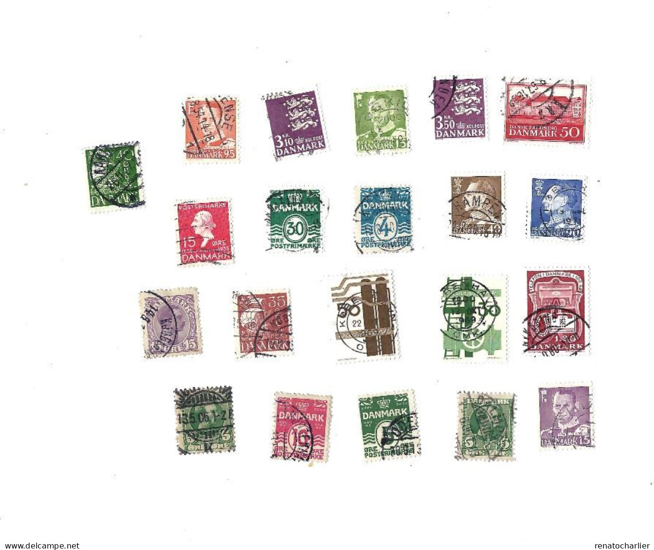 Collection De 85 Timbres Oblitérés. - Sammlungen