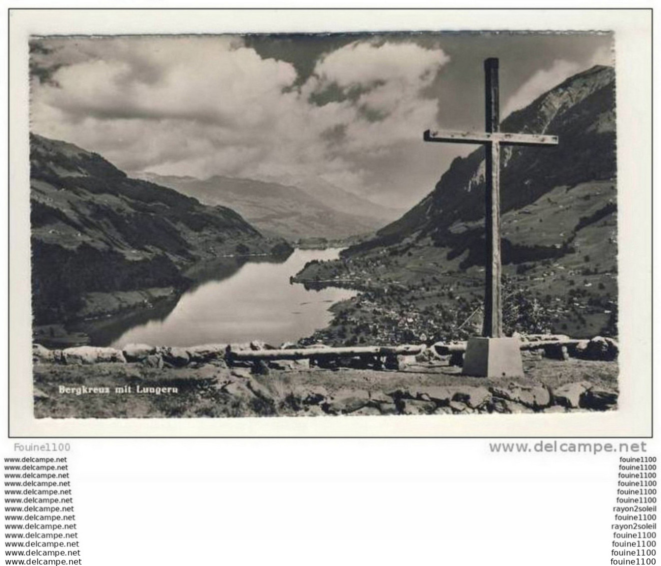 Bergkreuz Mit Lungern ( Croix )  ( Format C.P.A )( Recto Verso ) - Lungern