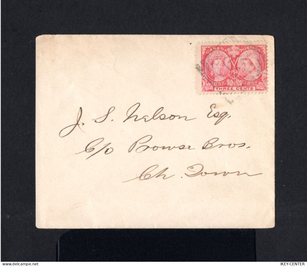 17210-CANADA-OLD COVER  To CHARLOTTETOWN 1897.busta.Enveloppe.BRIEF. - Brieven En Documenten