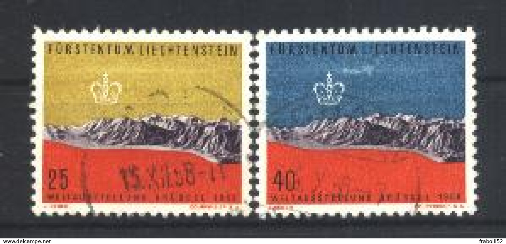 Liechtenstein Usati:  N. 331-2 - Oblitérés