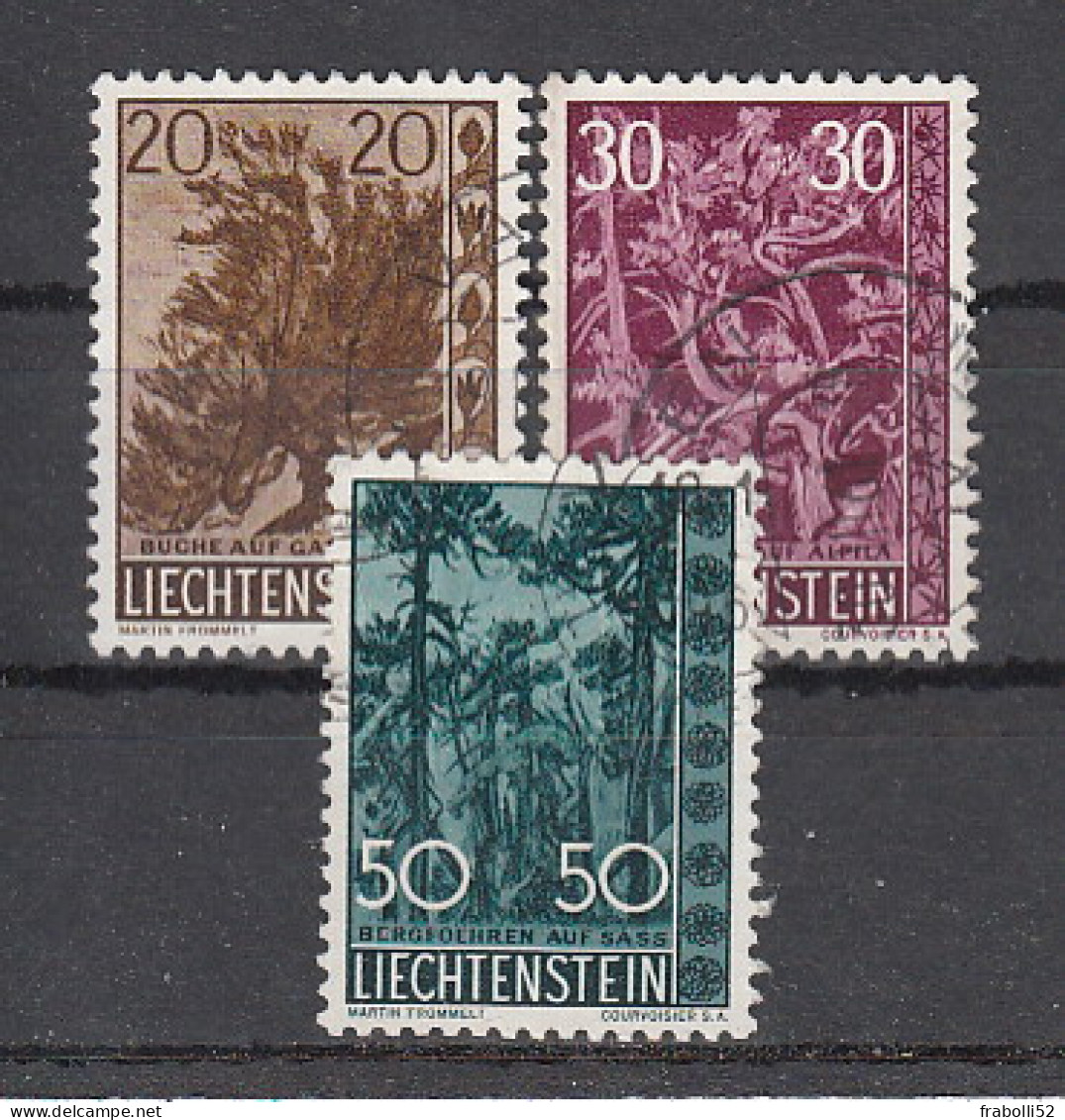 Liechtenstein Usati:  N. 356-8. - Used Stamps