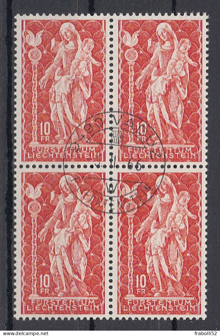 Liechtenstein Usati:  N. 397 In Quartina  - Used Stamps