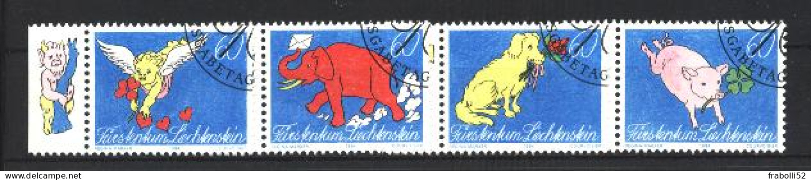 Liechtenstein Usati:  N. 1026-9  Lusso - Gebraucht