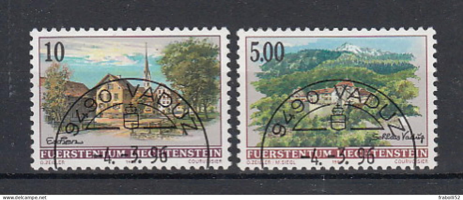 Liechtenstein Usati:  N. 1067-8 - Gebraucht