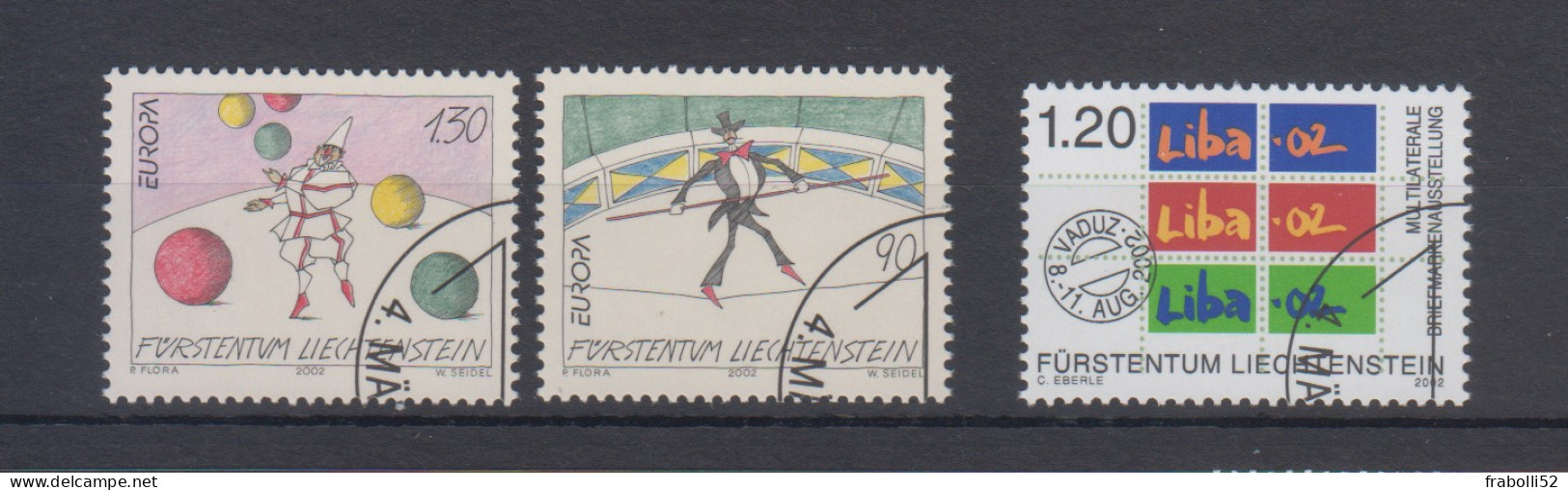 Liechtenstein Usati:  N. 1224-5 E 1226  Lusso - Gebruikt