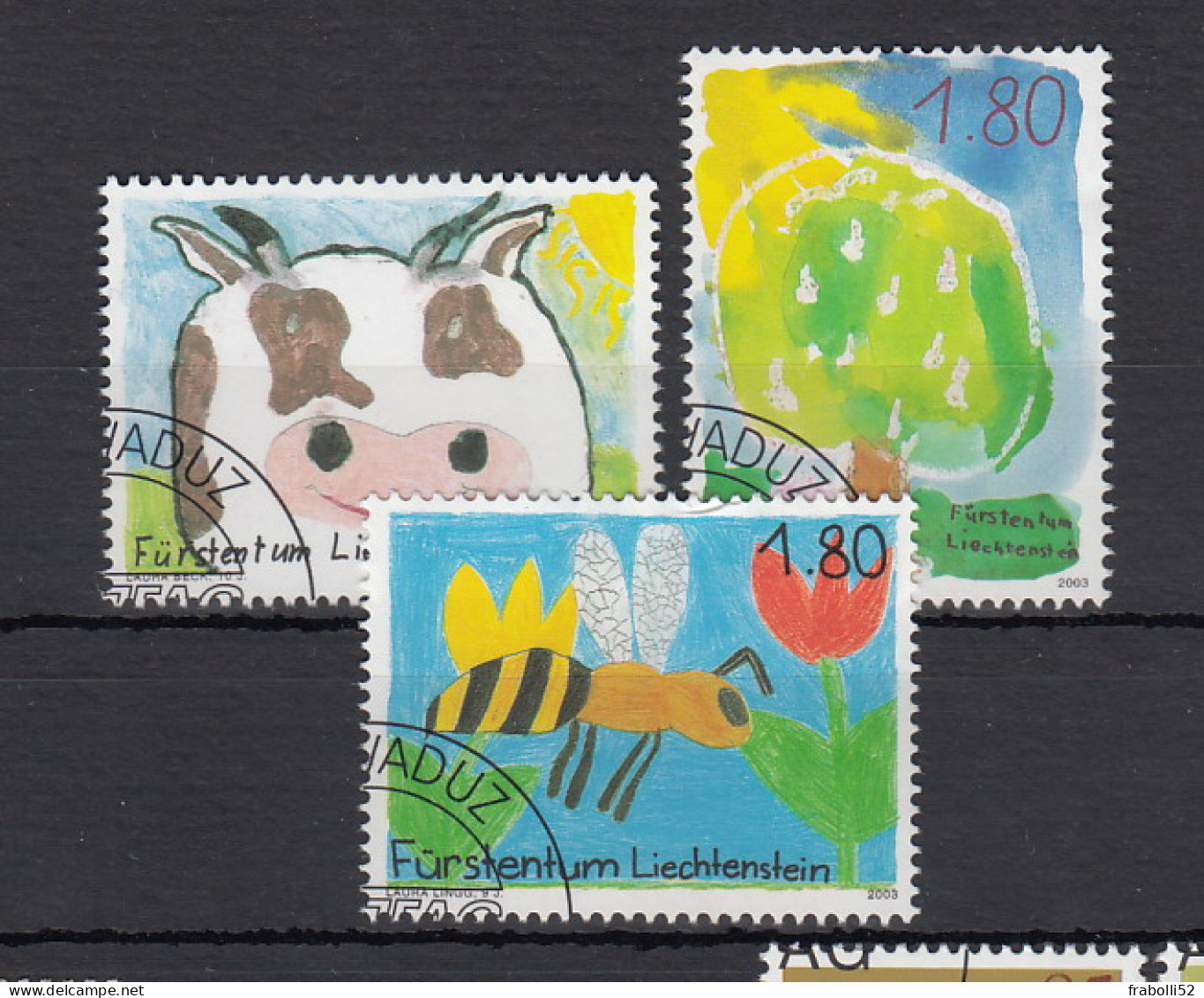 Liechtenstein Usati:  N. 1277-9  Lusso - Used Stamps